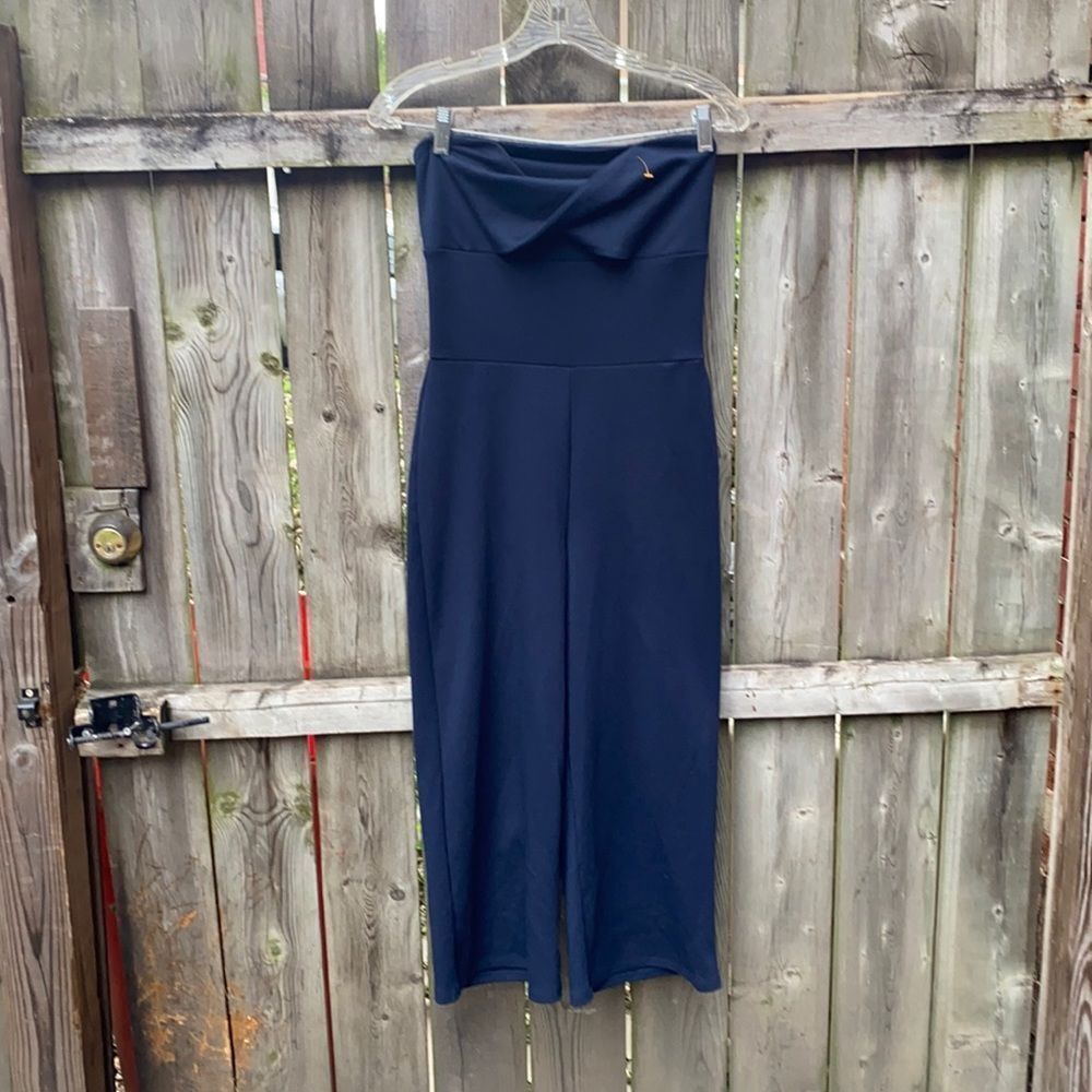 Material Girl strapless jumpsuit sz. S
